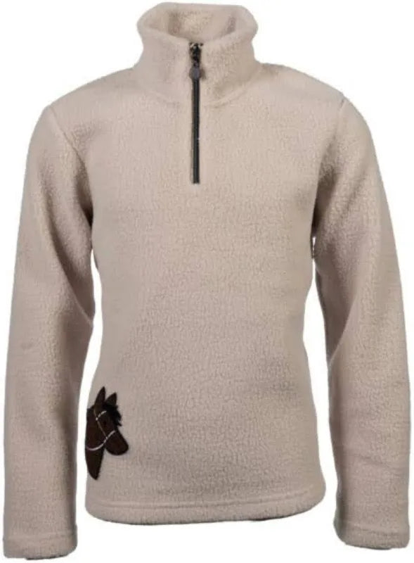 HKM Childs Pullover Fleece Mia Beige