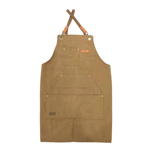 Heritage Utility Canvas Apron - Tan
