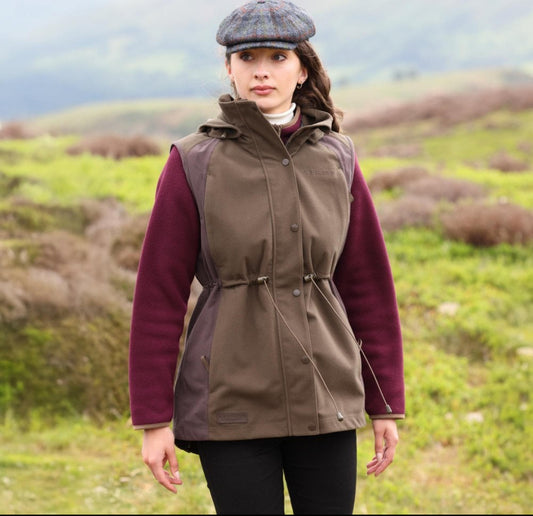 Aubrion Heritage Gilet Unisex Khaki Dark Olive