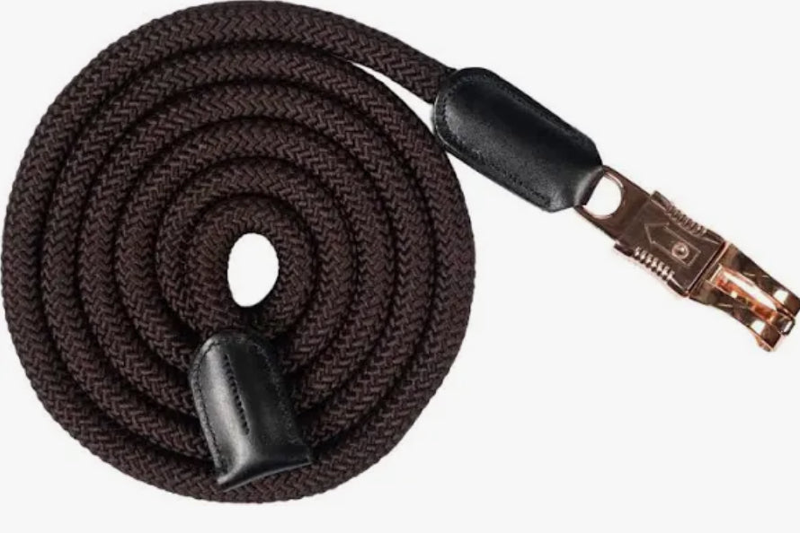 Hkm Leadrope Chocolate/ Rosegold Panic Snap 180cm