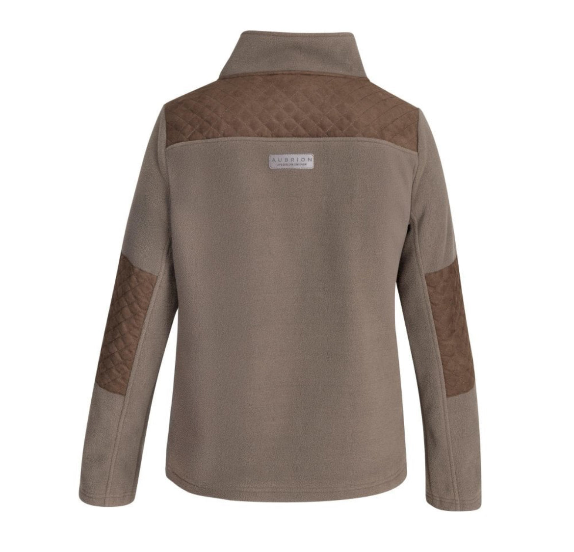 Aubrion Heritage Quarter Zip Fleece Unisex Dark Olive