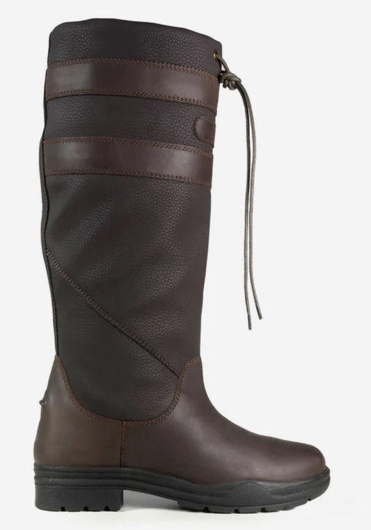 Brogini Longridge Easy Care Country Boots - Brown - Standard Calf