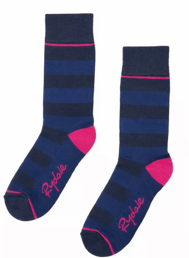 Rydale Broadstripe Ankle Socks Size 4-7