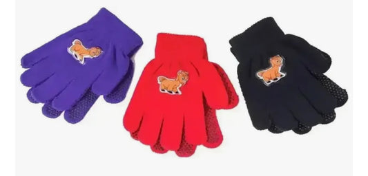 Rhinegold Harlequin Childs Magic Gloves Pony Size One