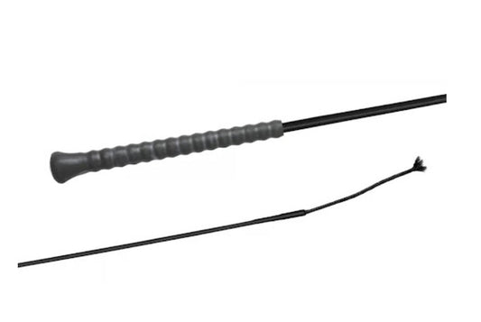 Fleck Carbon Composite Dressage Whip Black