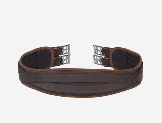 Shires Arma Airflow Girth- Elastic - Brown - 34"