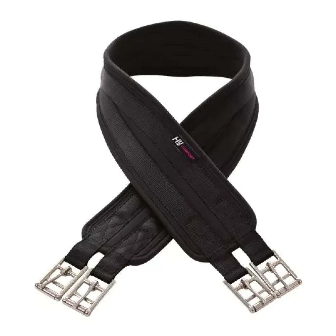 Hy Equestrian Cushion Black Girth