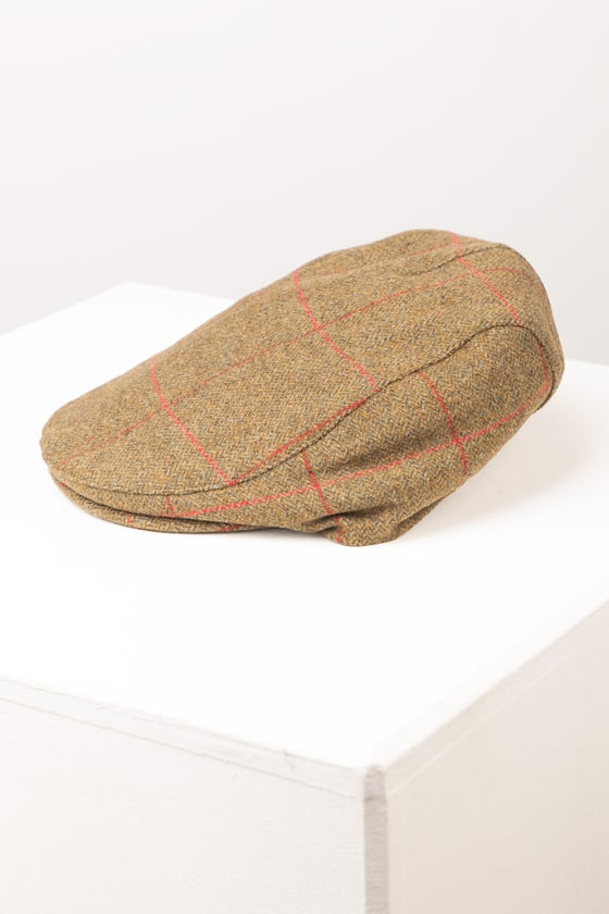 Rydale Tweed Flat Cap - Terrington - Olive Check