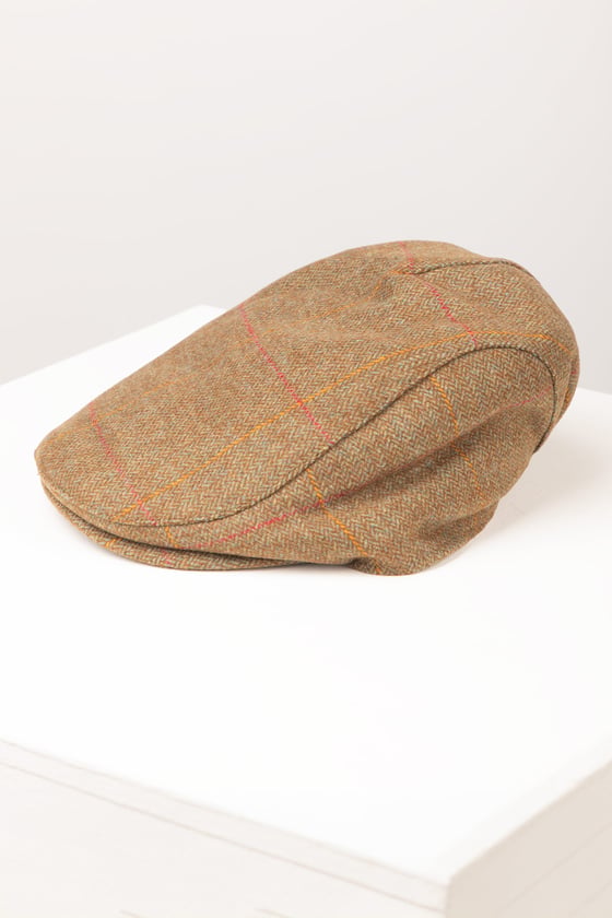 Rydale Tweed Flat Cap - Terrington - Brown Check