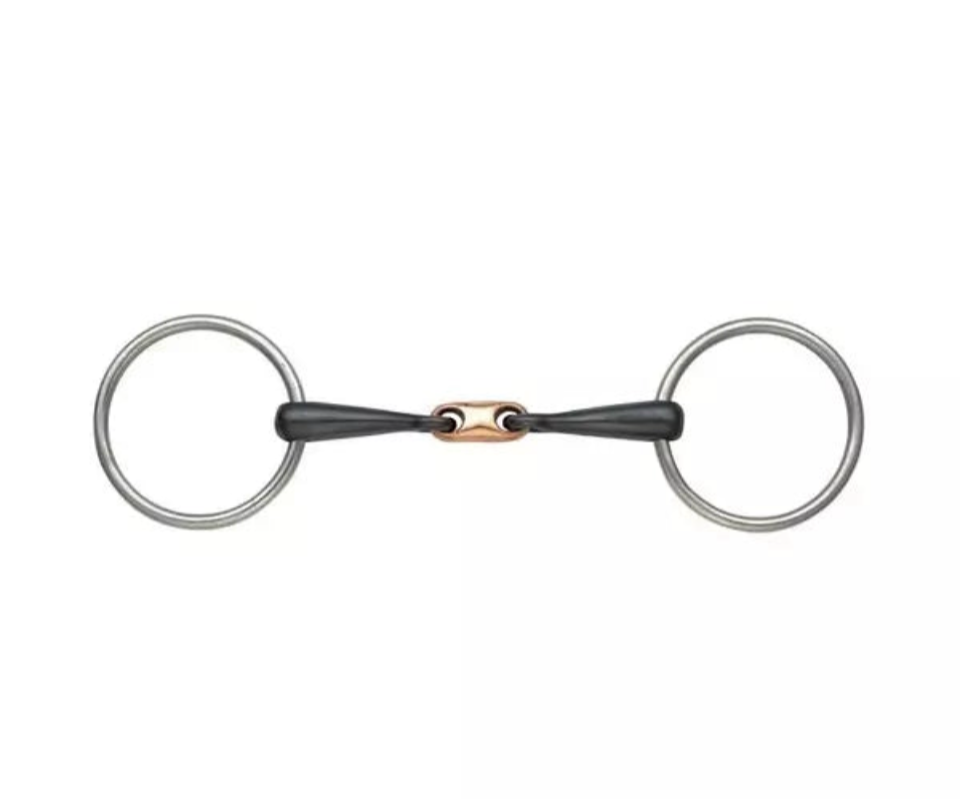 Shires 510 Copper Lozenge Sweet Iron Snaffle