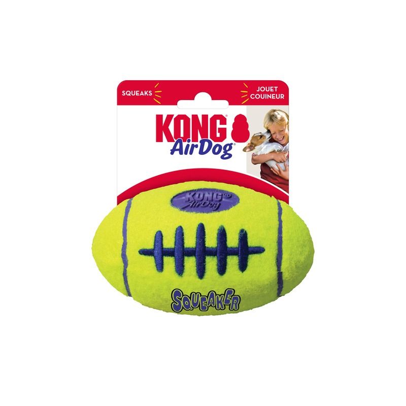 Kong Airdog Squeaker Football - Medium