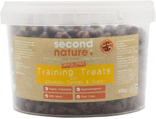 Second Nature High Meat Grain Free Training Treats 300g