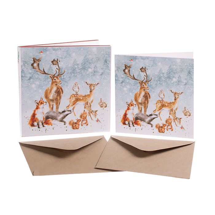 Wrendale Christmas Card Set Of 8