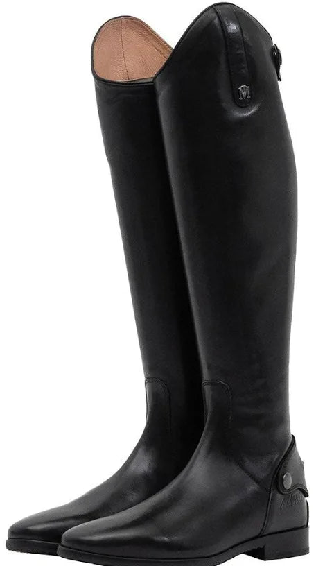 Mark Todd Long Leather Competition Riding Boots Black