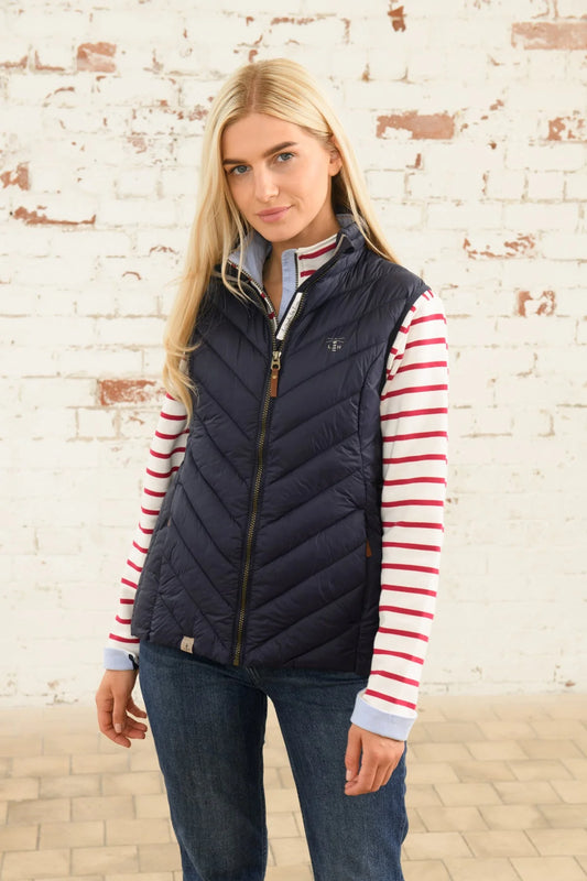 Lighthouse Laurel Navy Gilet - SALE