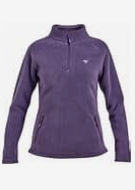 Shires Aubrion Restore Half Zip Fleece - Purple
