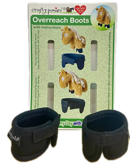 Crafty Ponies - Over Reach Boots - Black