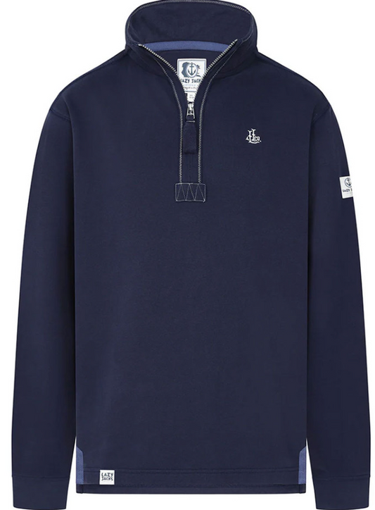 Lazy Jacks Mens Hooded Sweatshirt Marine - SALE