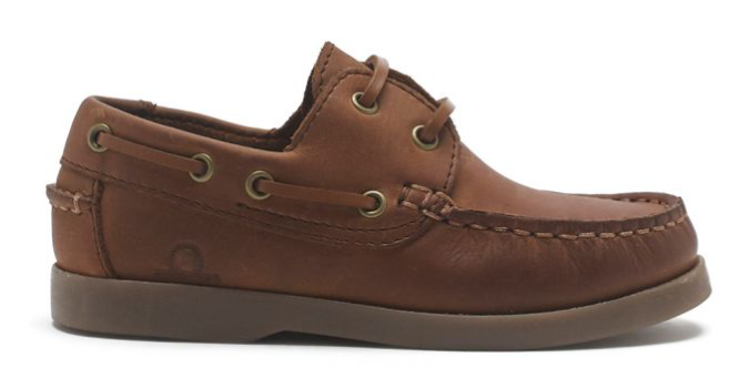 Chatham Childs Boat Shoe - Dark Tan - SALE