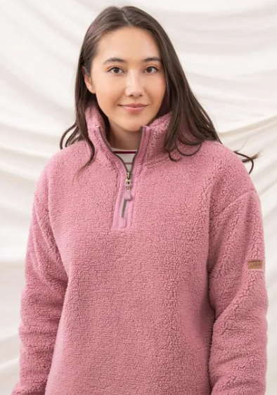 Lighthouse Half Zip Fleece - Wild Rose
