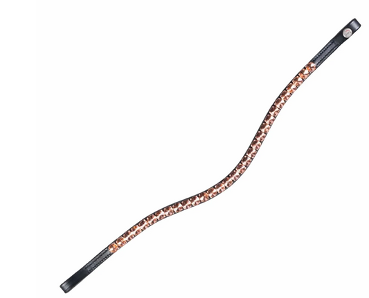 HKM Glamour Style Browband Rosegold