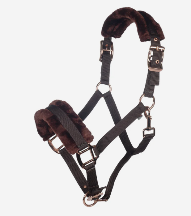 Head Collar Rosegold Glamour Style Brown/rosegold