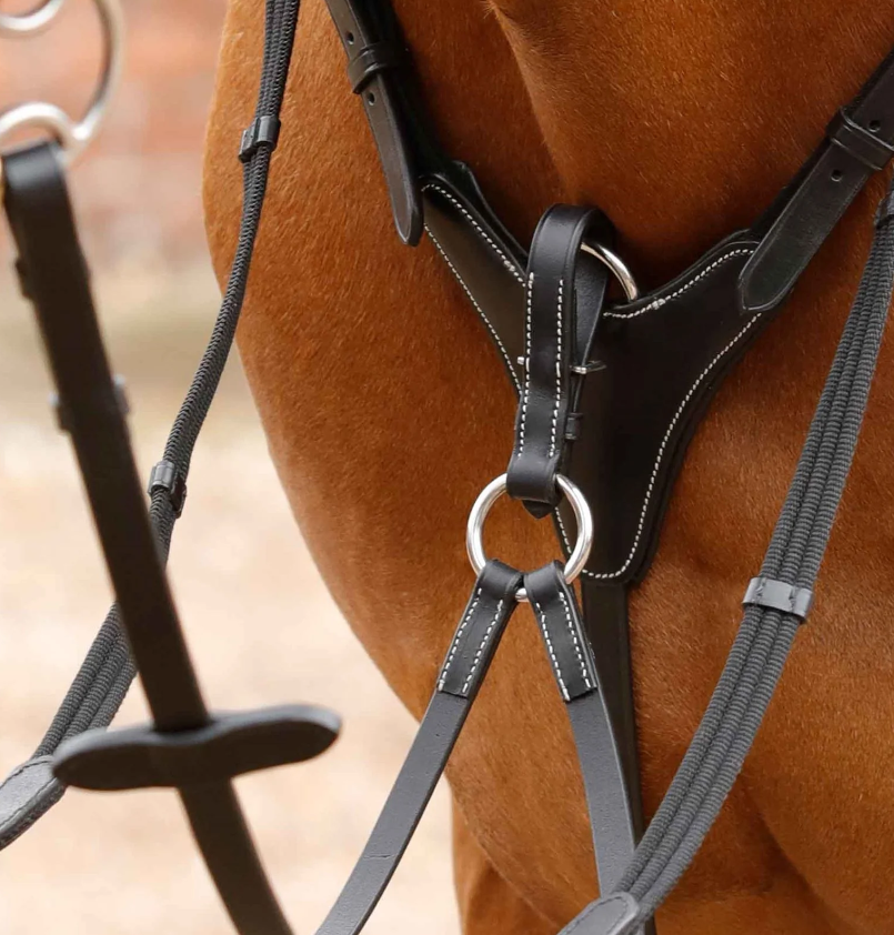 Premier Equine Norbello Hunter Breastplate - Black - Full