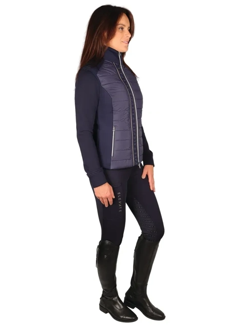 HY EQUESTRIAN Elevate Allure Gilet - Navy/Gun Metal Grey