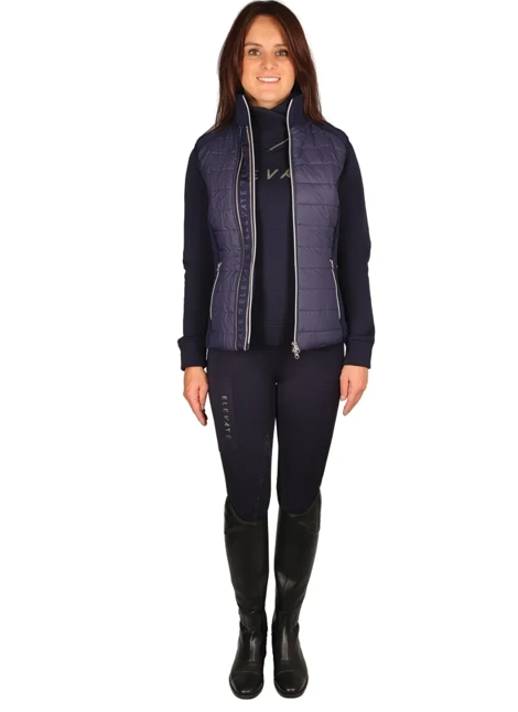 HY EQUESTRIAN Elevate Allure Gilet - Navy/Gun Metal Grey