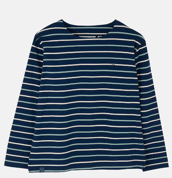 Lighthouse Causeway II - Navy Cream/sage