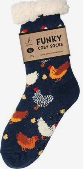 Bartleby Funky Sherpa Socks - Size 4-8