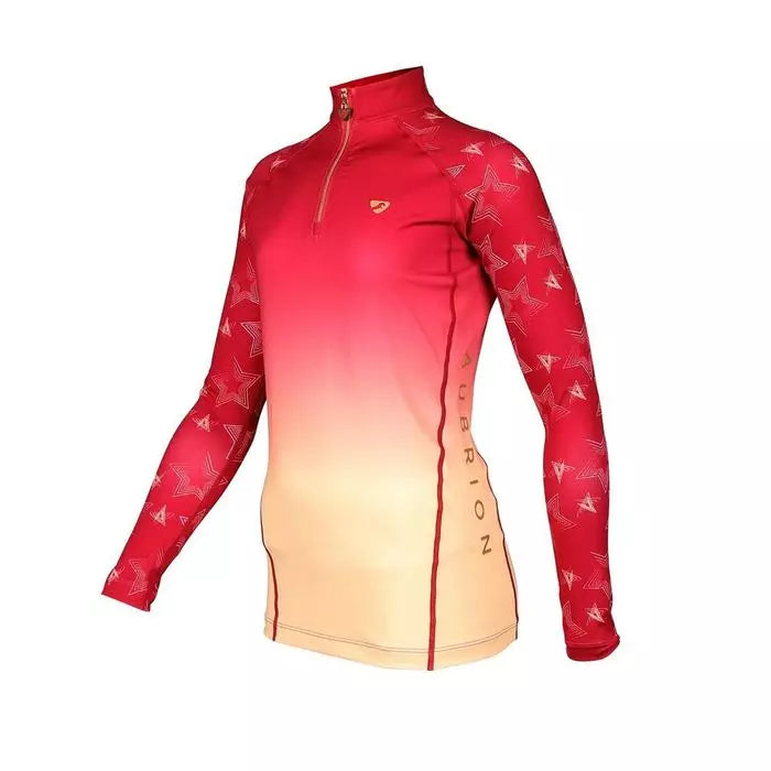 Shires Aubrion Youth Rider Hyde Park Base Layer - Star