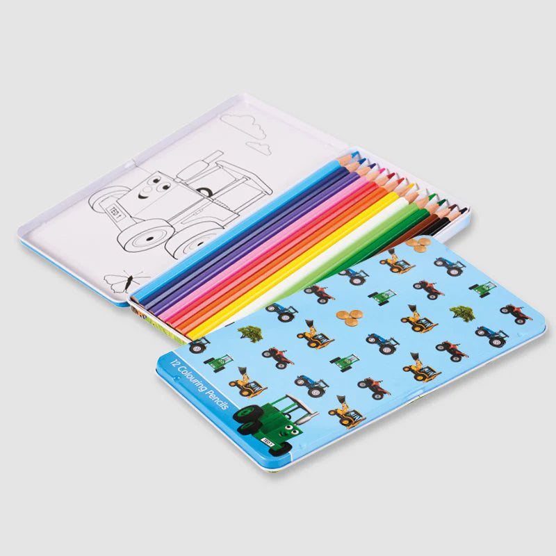 Tractor Ted 12 Colouring Pencils