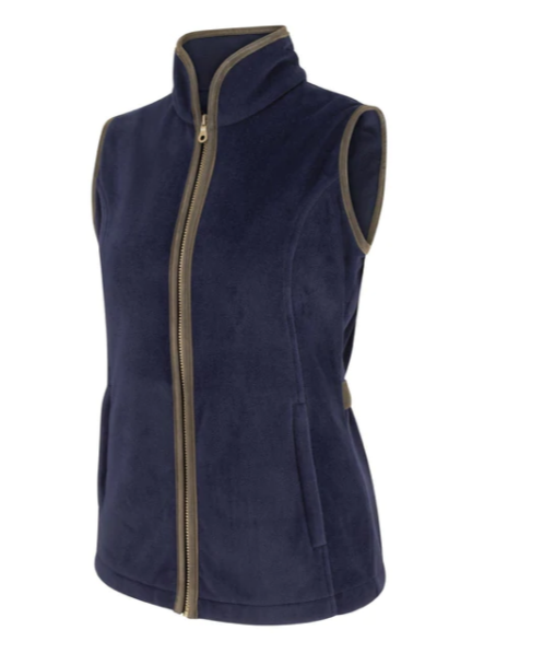 Hoggs Of Fife Stenton Ladies Fleece Gilet Midnight Navy