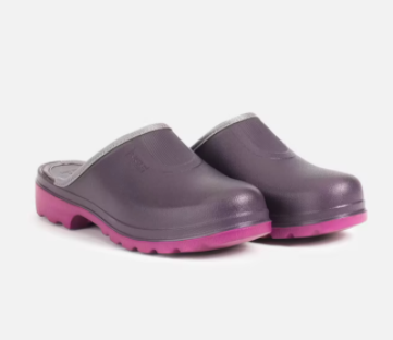 Aigle Aubergine Open Backed Clogs