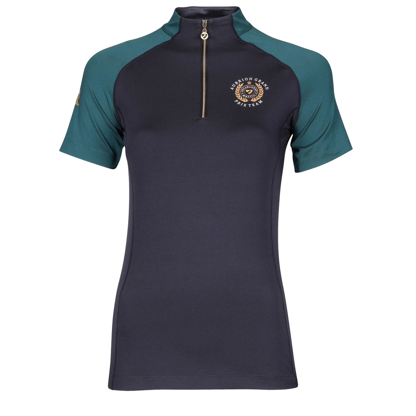 Shires Aubrion Team Short Sleeve Ladies Base Layer - Black