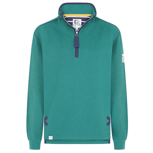 Lazy Jacks Emerald Super Soft 1/4 Zip Sweatshirt