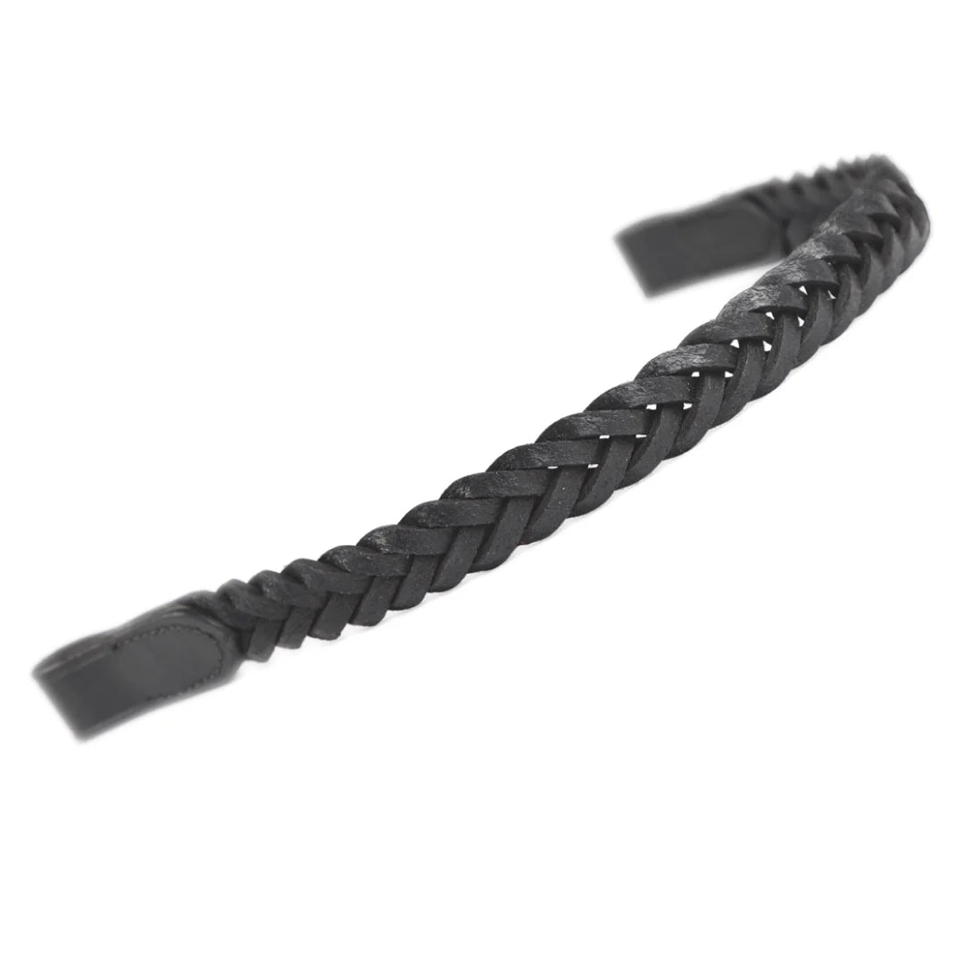 Shires Velociti Black Plaited Browband