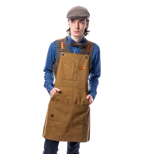 Heritage Utility Canvas Apron - Tan