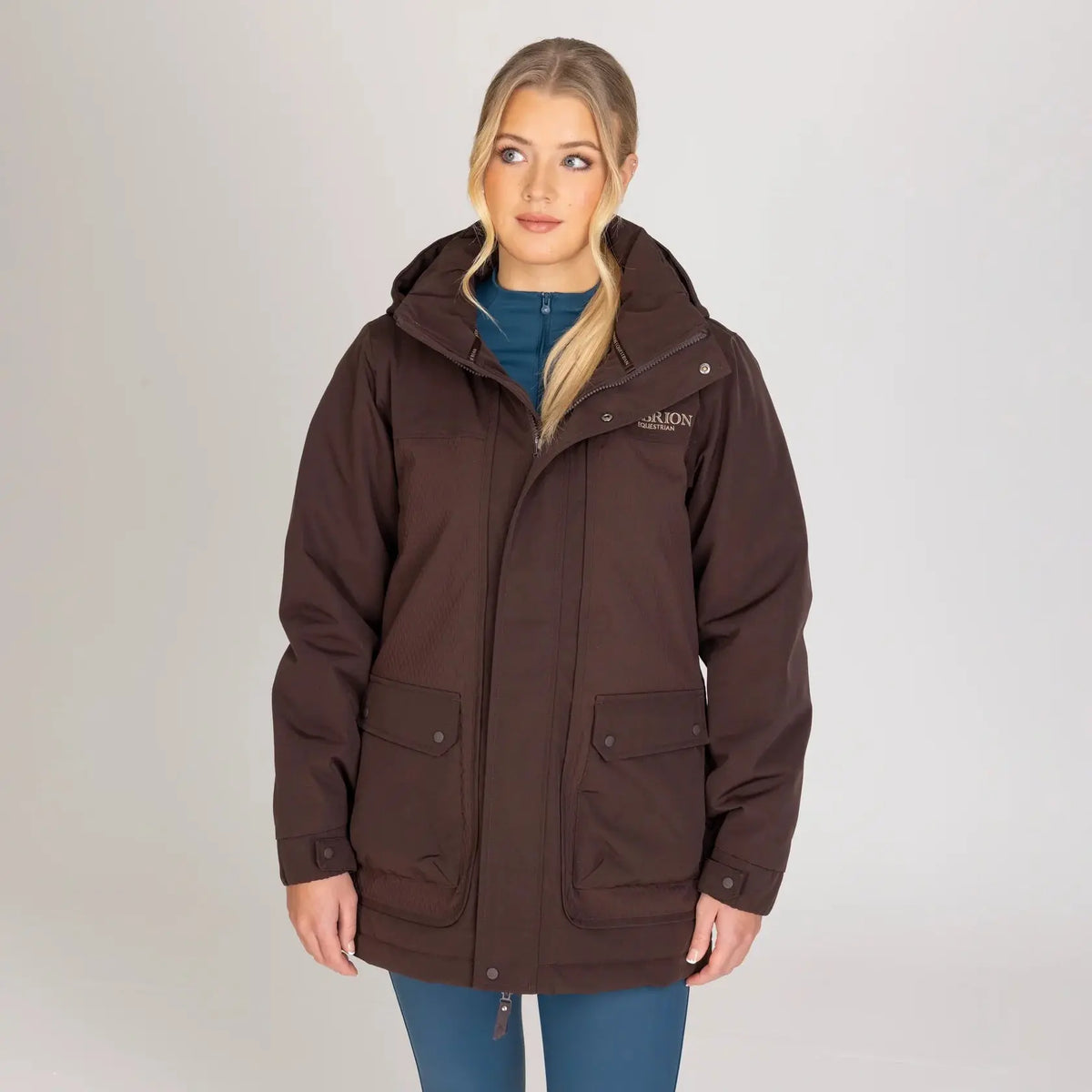 10945 Shires Aubrion Equestrian Winter Coat Espresso
