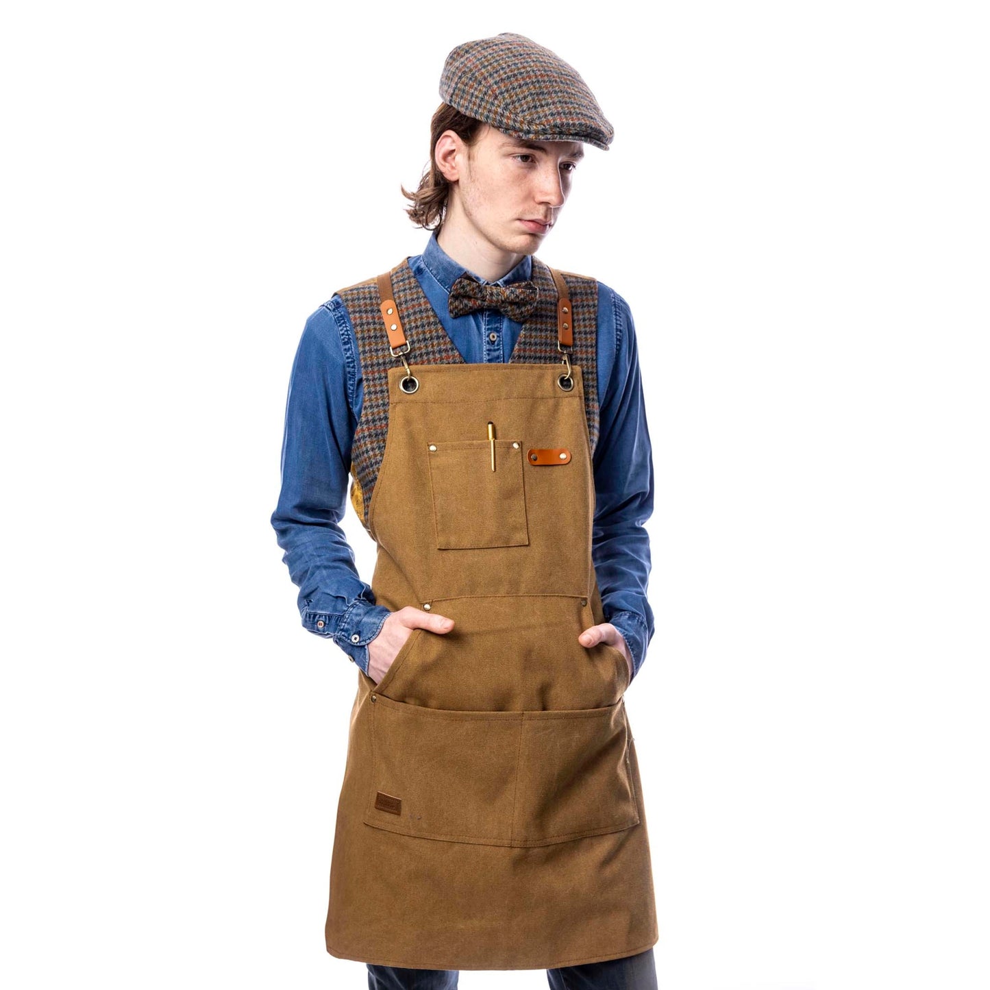 Heritage Utility Canvas Apron - Tan