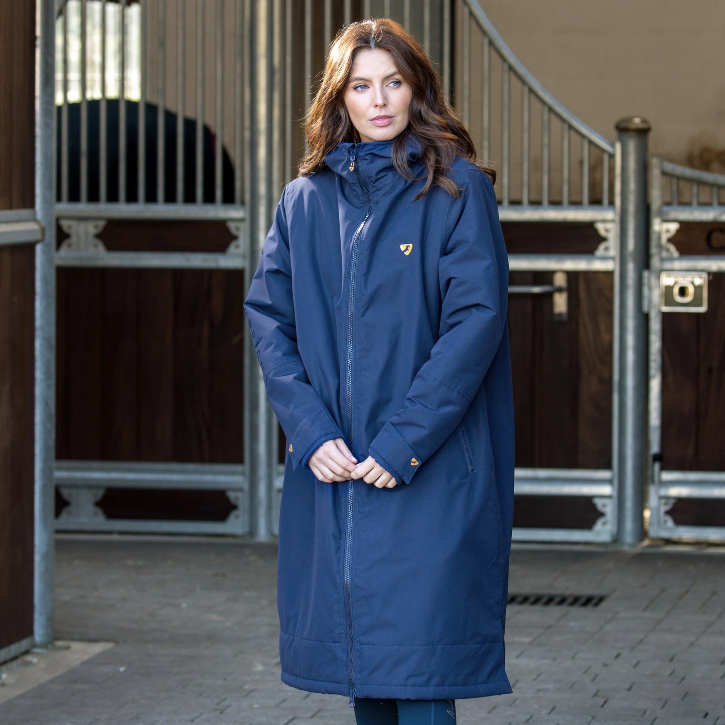 Shires Aubrion Navy Core All Weather Robe