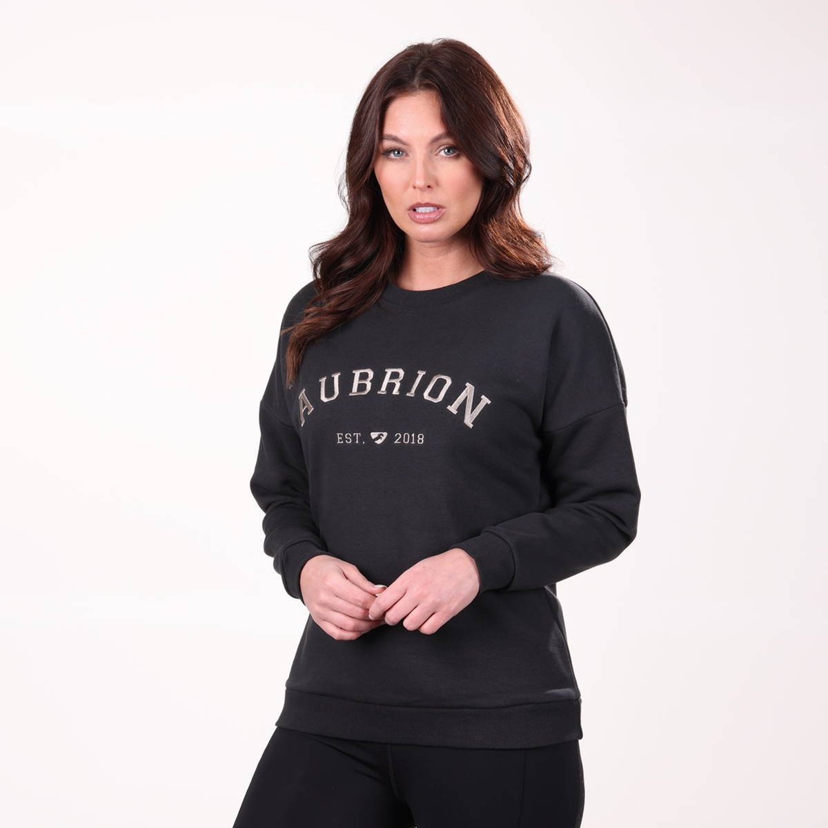 Shires Aubrion Serene Black Sweatshirt