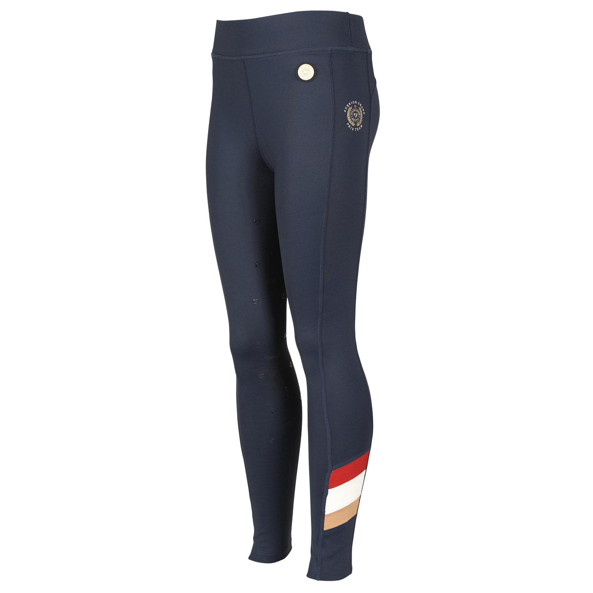 Shires Aubrion Young Rider Navy Team Shield Riding Tights