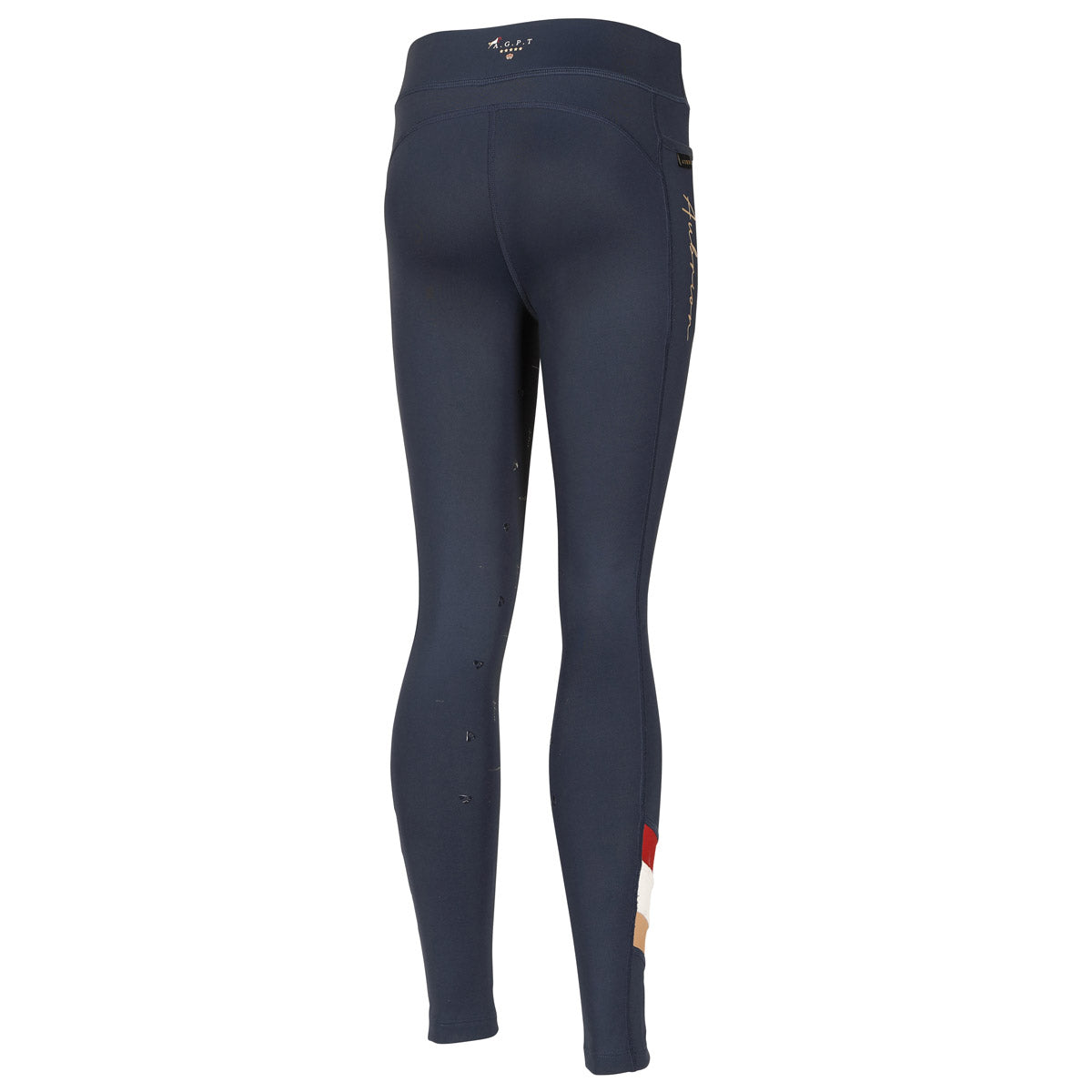 Shires Aubrion Young Rider Navy Team Shield Riding Tights