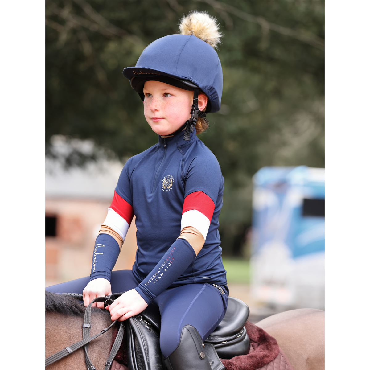 Shires Aubrion Young Rider Navy Team Winter Baselayer