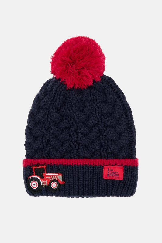 LightHouse Childs Bobbie Red Tractor Bauble Hat