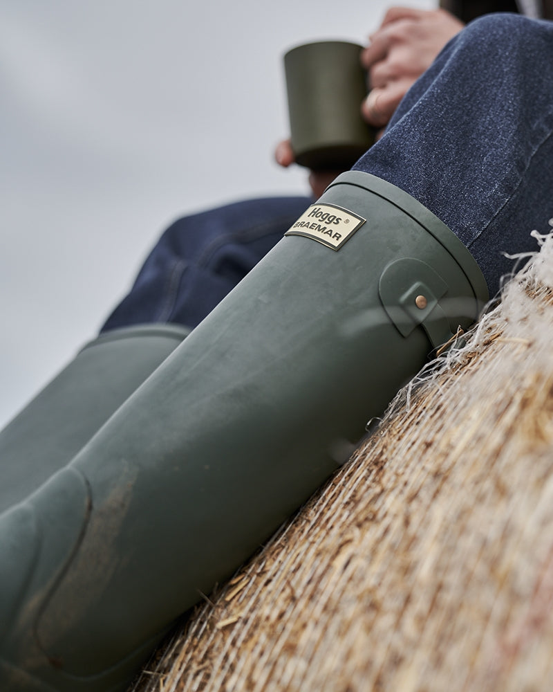 Hoggs Of Fife Braemar Green Wellington Boots