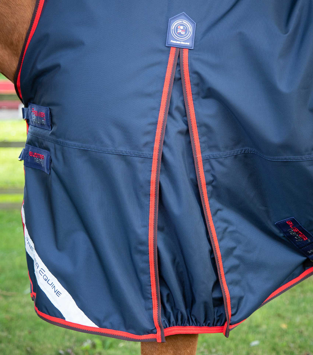 Premier Equine Buster Hardy 200g Half Neck Navy Turnout Rug