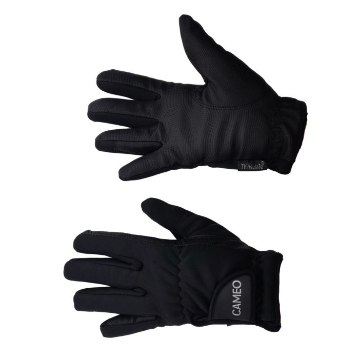 Cameo Thermo Black Gloves